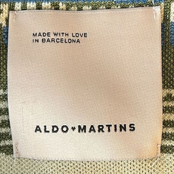 Aldo Martins Gap Printed Double Breasted Vest Size M - Picture 11 of 13